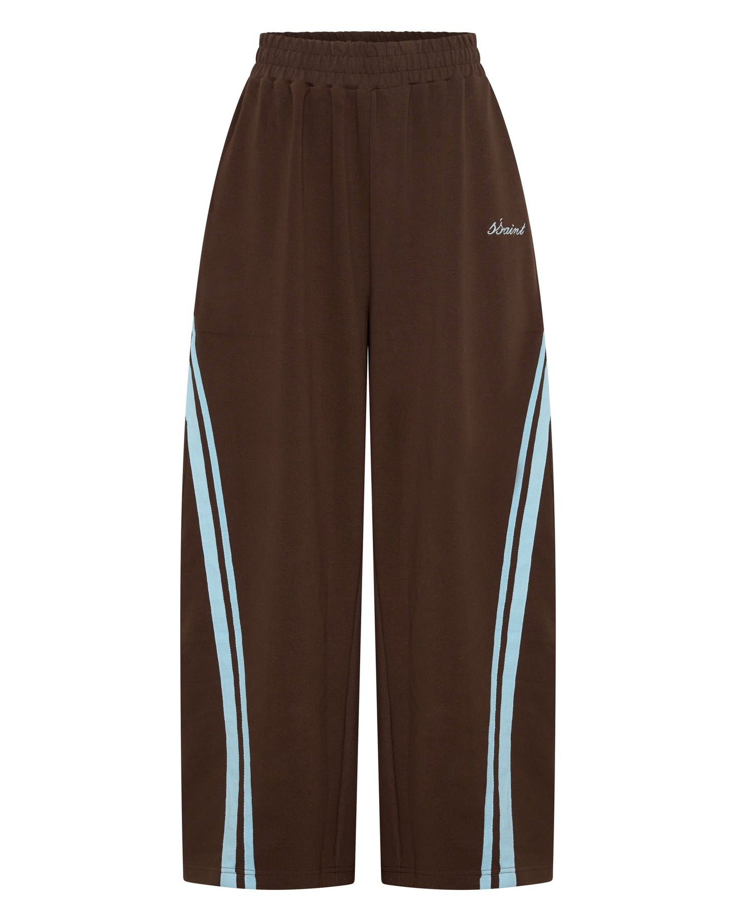SŚAINT BARREL PANT - BROWN & BLUE