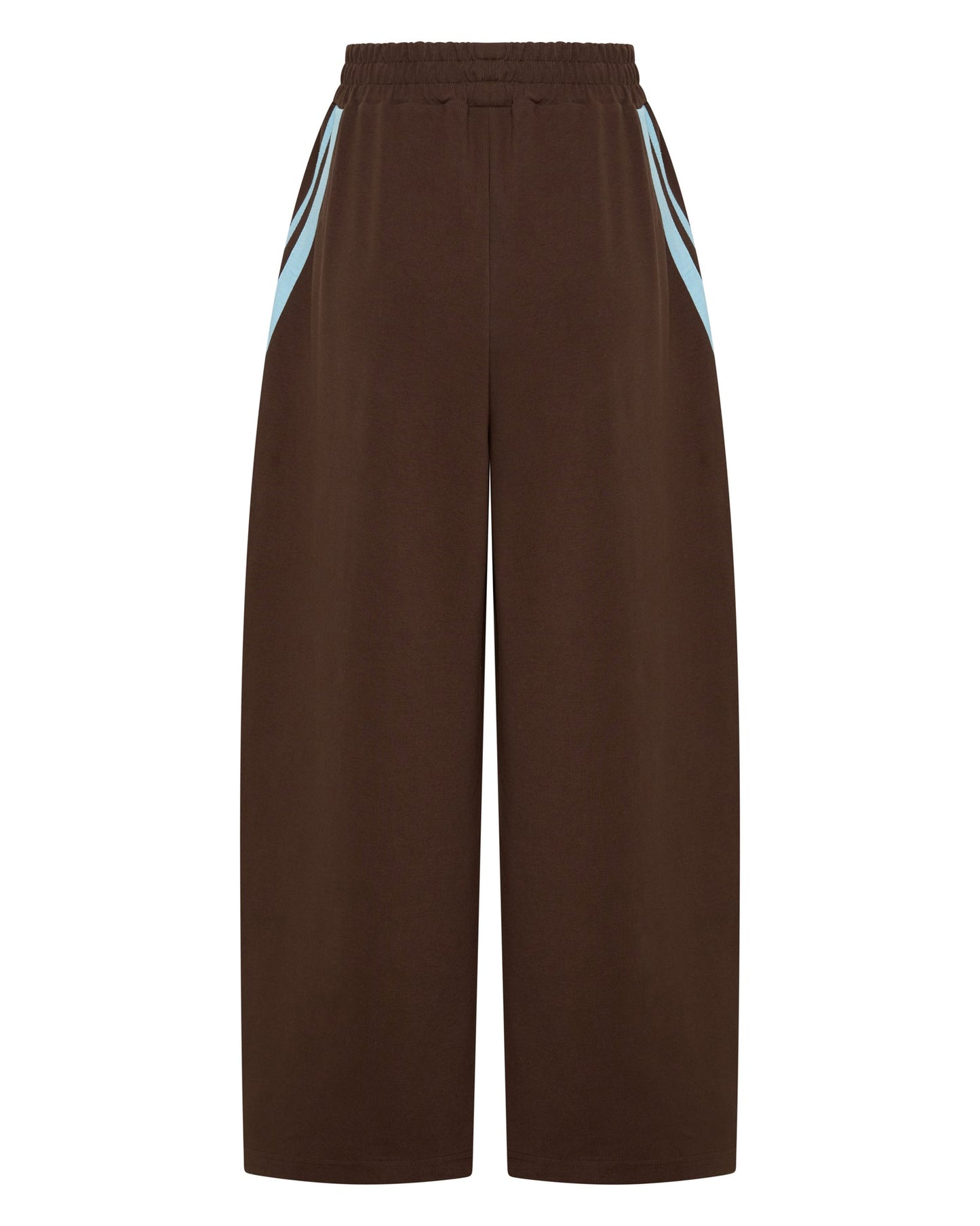 SŚAINT BARREL PANT - BROWN & BLUE