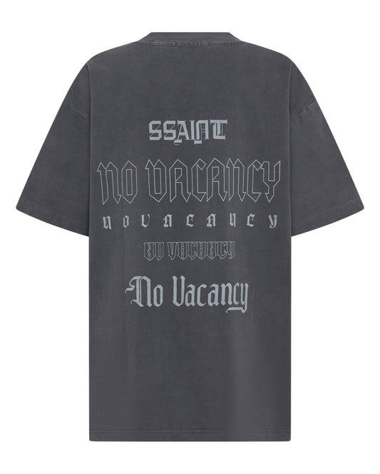 SSAINT Apparel - No Vacancy Tee - Charcoal Acid Wash