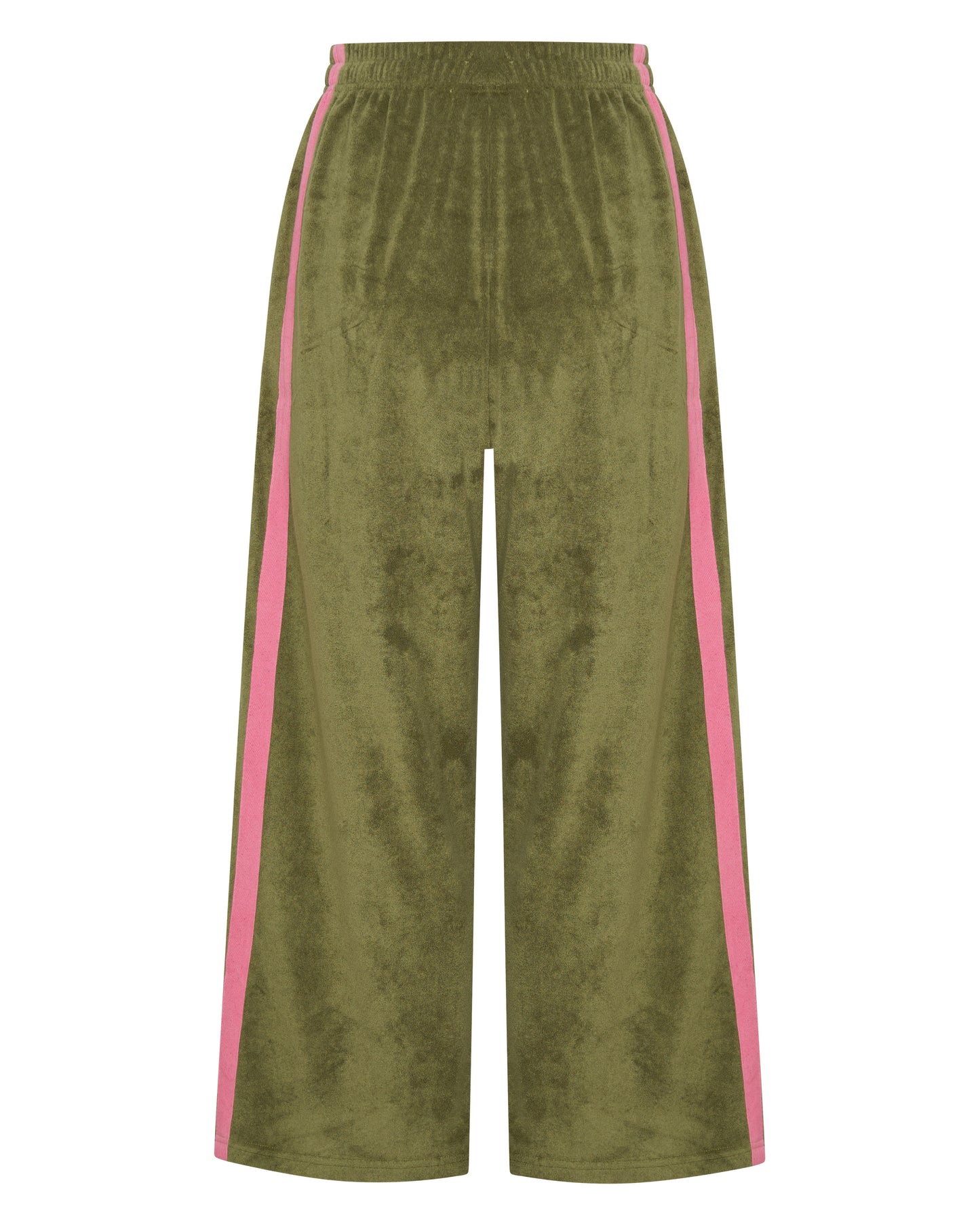 La Boheme Girls - Viva Terry Pant - Olive + Pink
