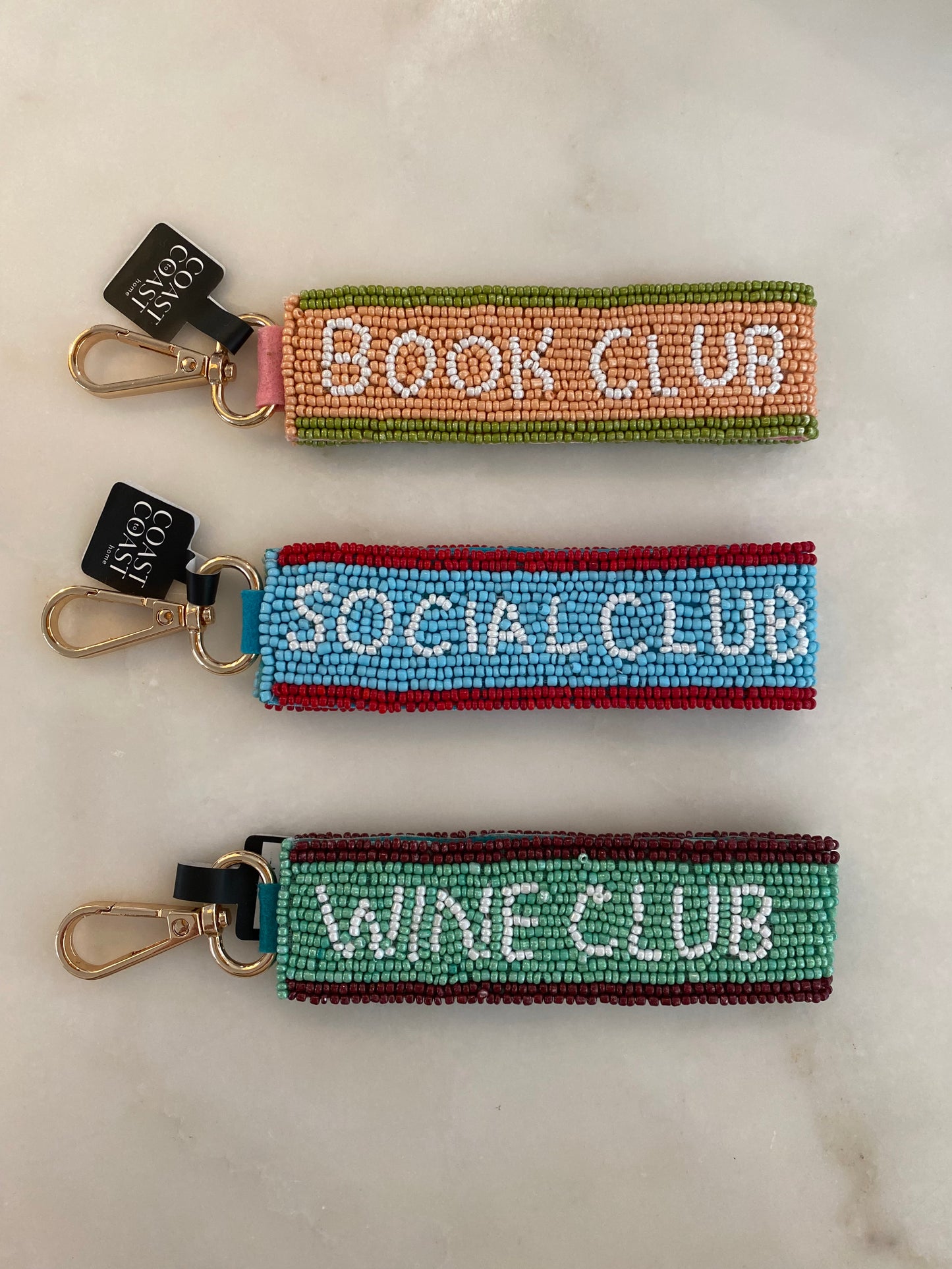 CTC - Beaded Keyring - The 'Club' Collection