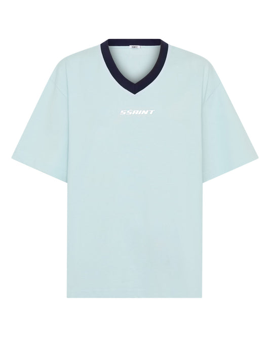 SSAINT Apparel - Reflective V Neck Tee - Mint