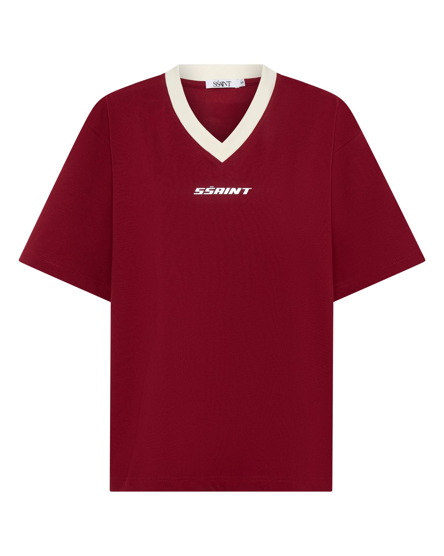 SSAINT Apparel - Reflective V Neck Tee - Red