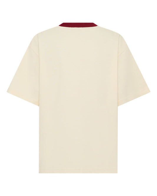 SSAINT Apparel - Reflective V Neck Tee - Butter