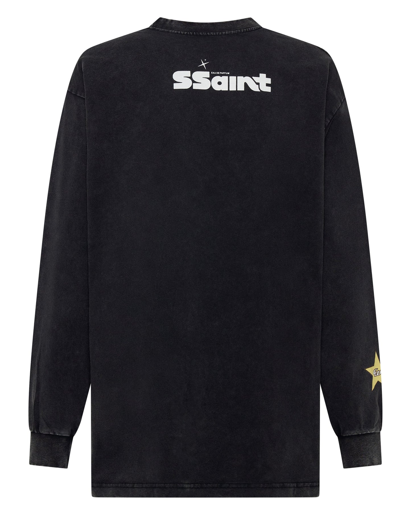 SSAINT Apparel - Signature Moto Tee - Black Acid Wash