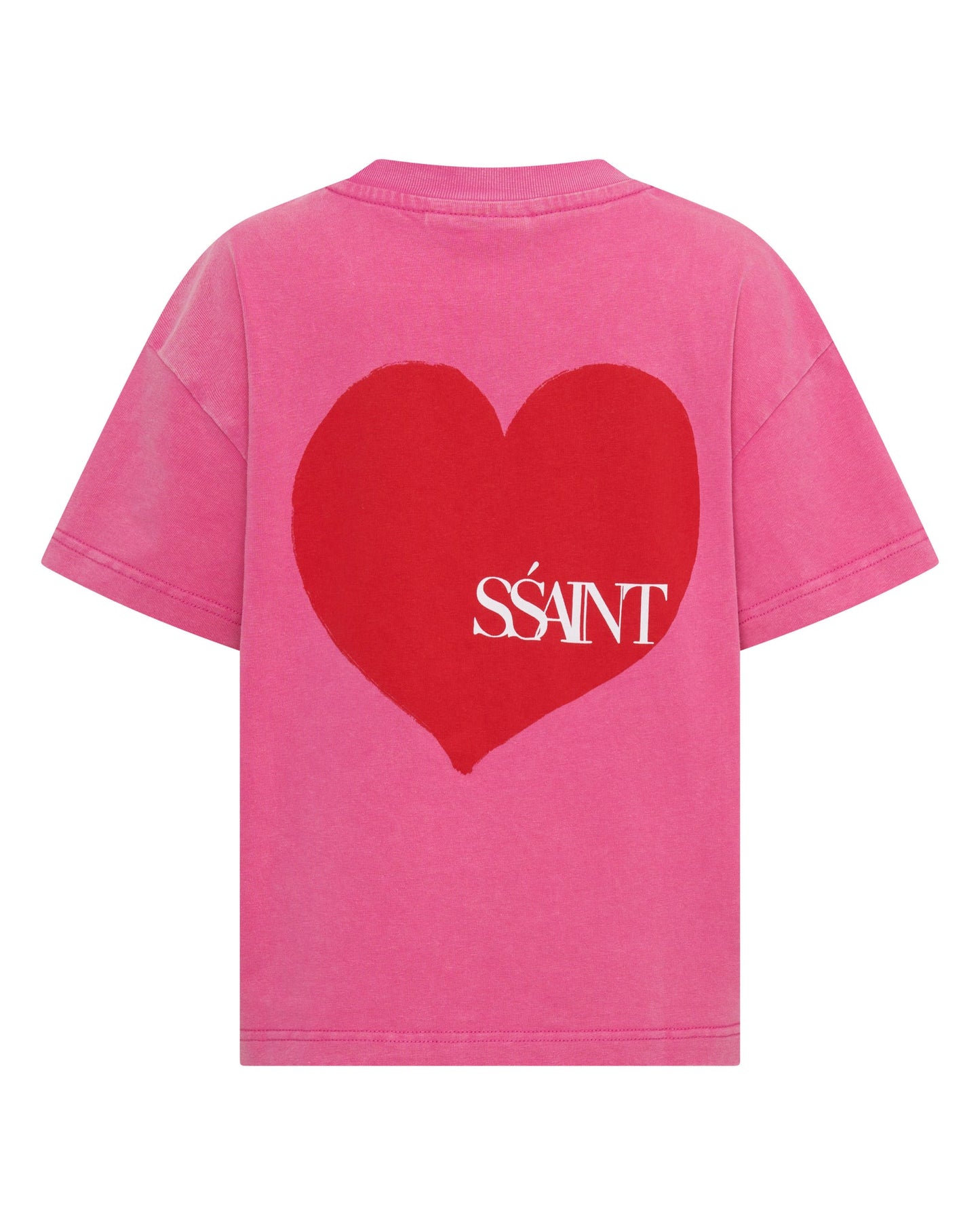 Ssaint Apparel - Heart Tee - Pink - Kids