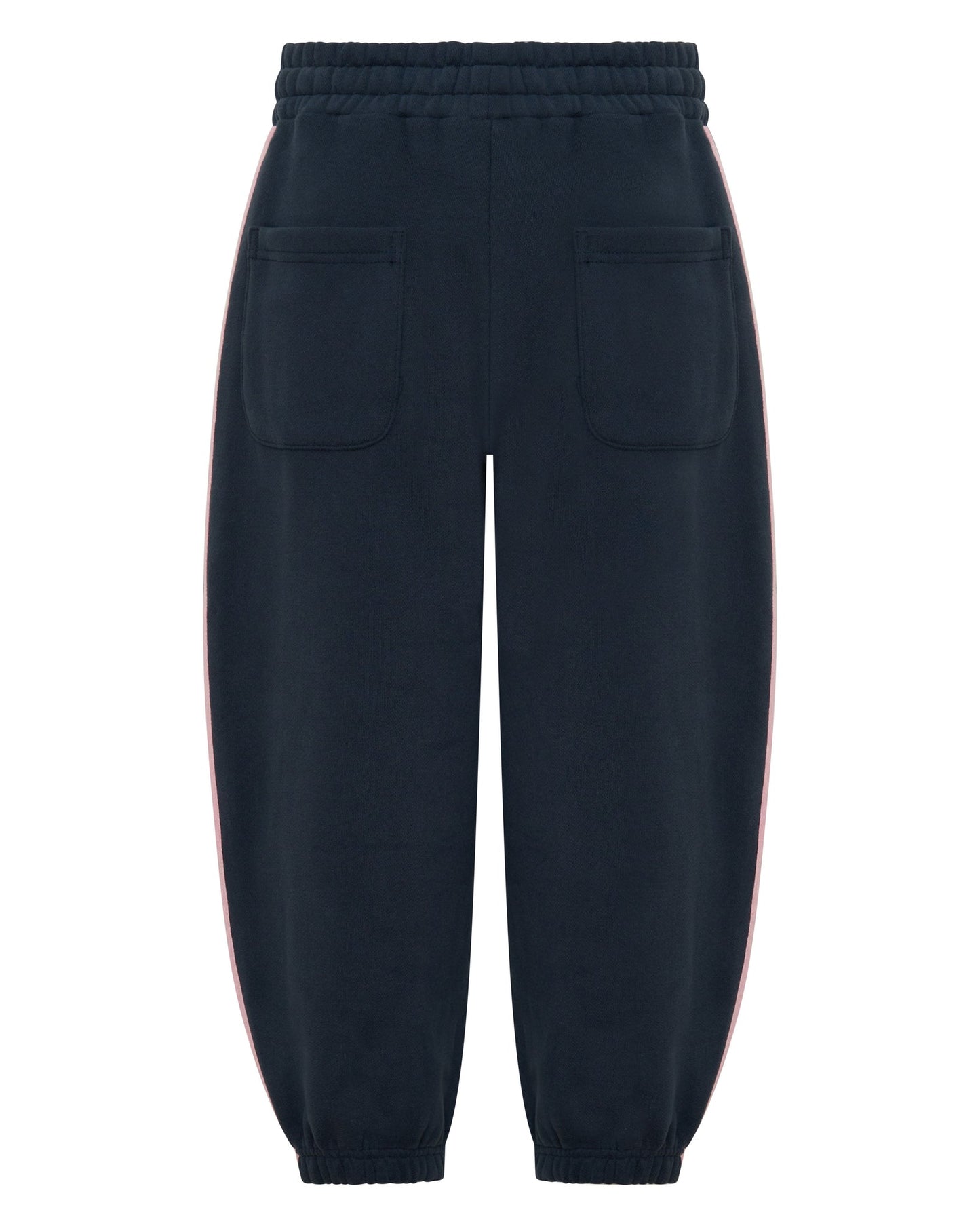 SŚAINT - KIDS FLEECE TRACKPANT - NAVY & PINK