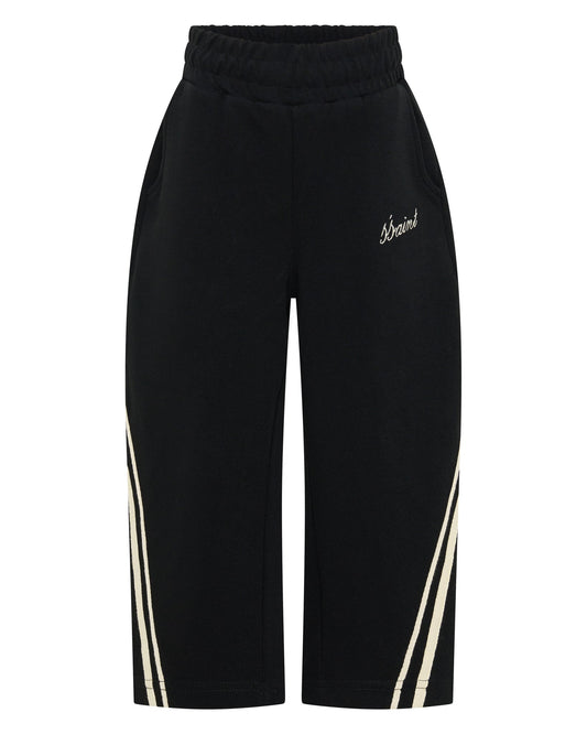 SŚAINT - KIDS BARREL PANTS - BLACK & BUTTER
