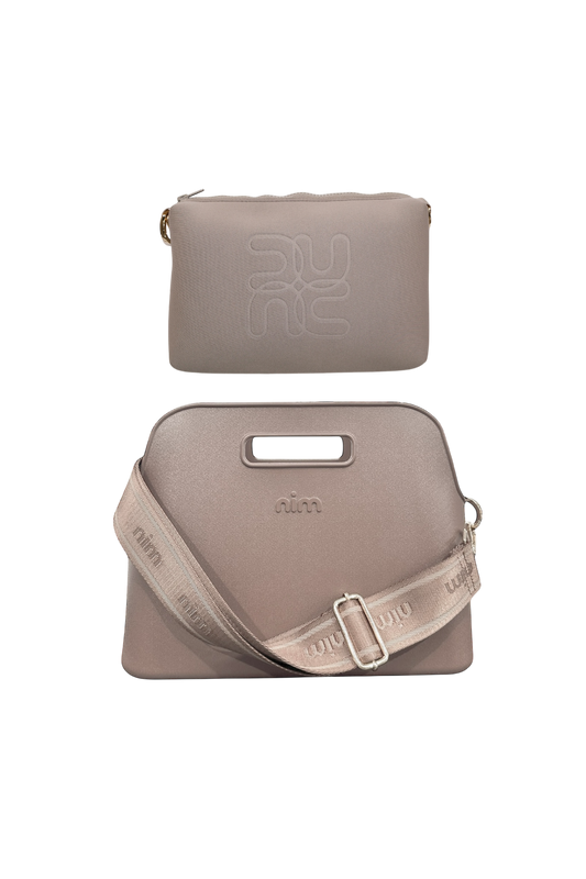 Nim The Label - BB Tote Set - Taupe