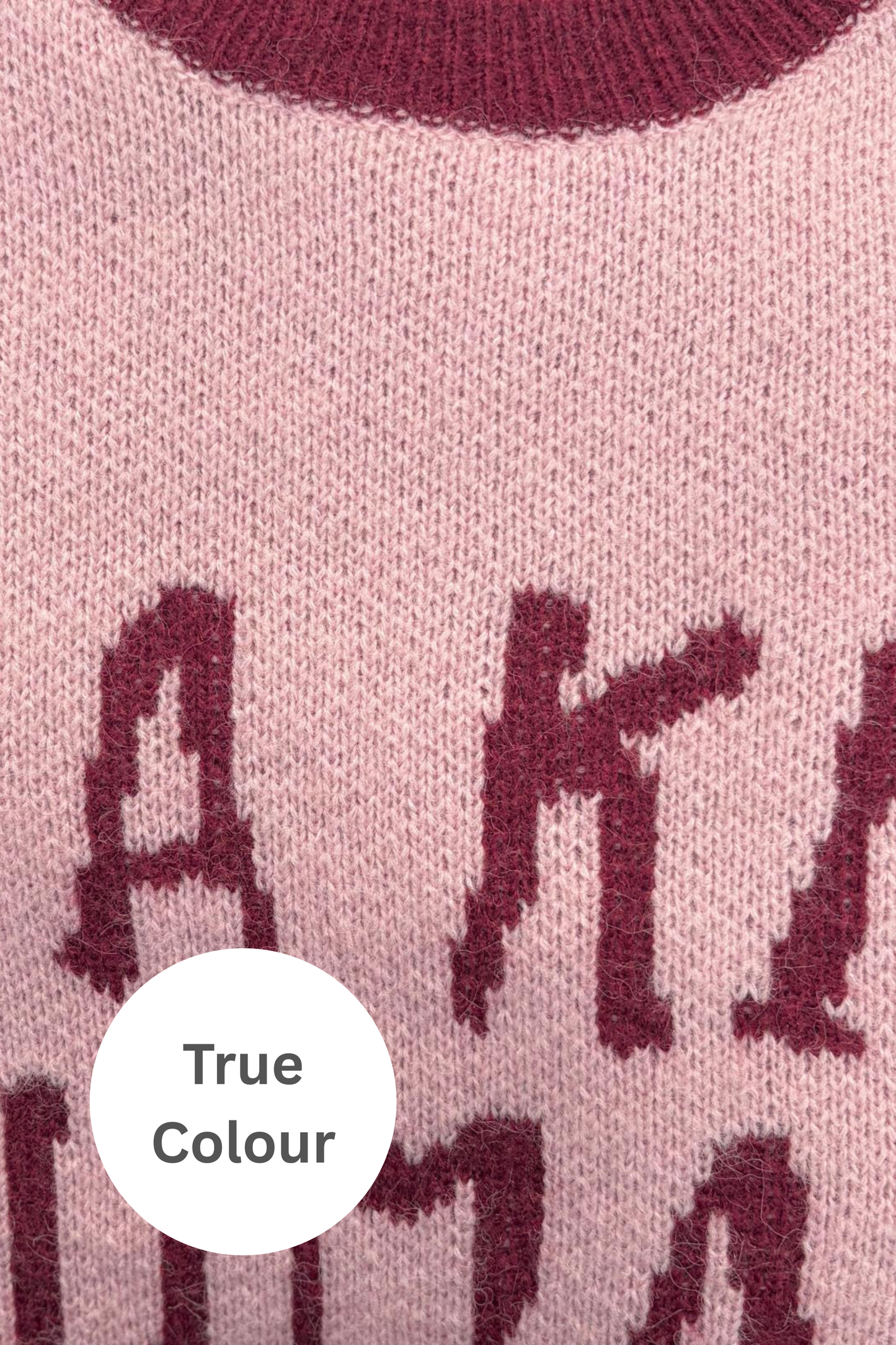 Sabbi - BE A KIND HUMAN KNIT JUMPER - PINK