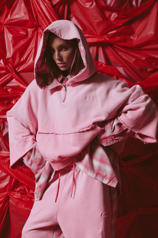 Sabbi - THE BE A KIND HUMAN HOODIE - PINK