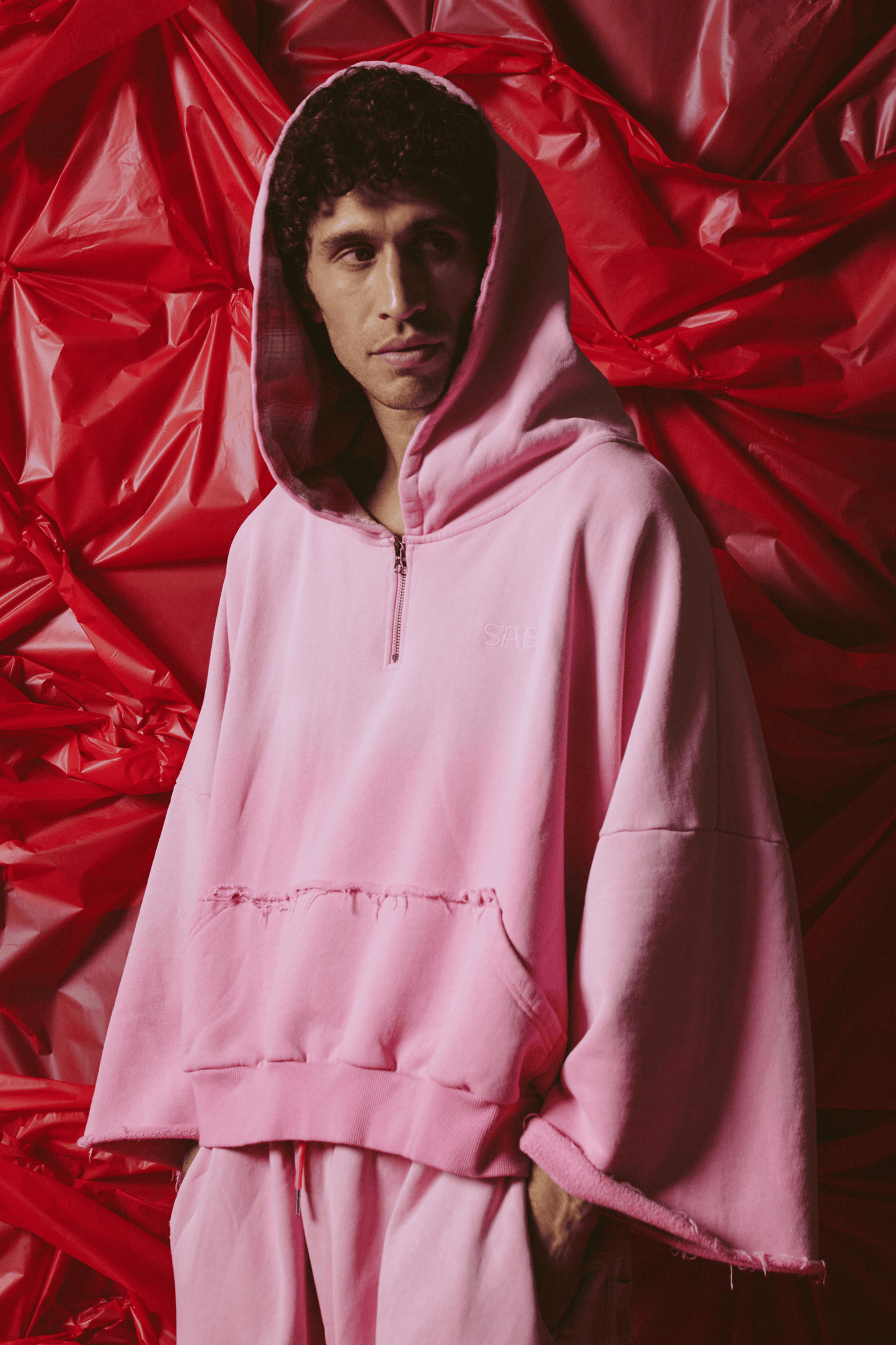 Sabbi - THE BE A KIND HUMAN HOODIE - PINK
