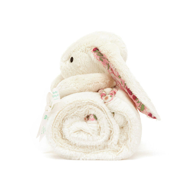 Jellycat - Blossom Cream Bunny Berry - Blankie