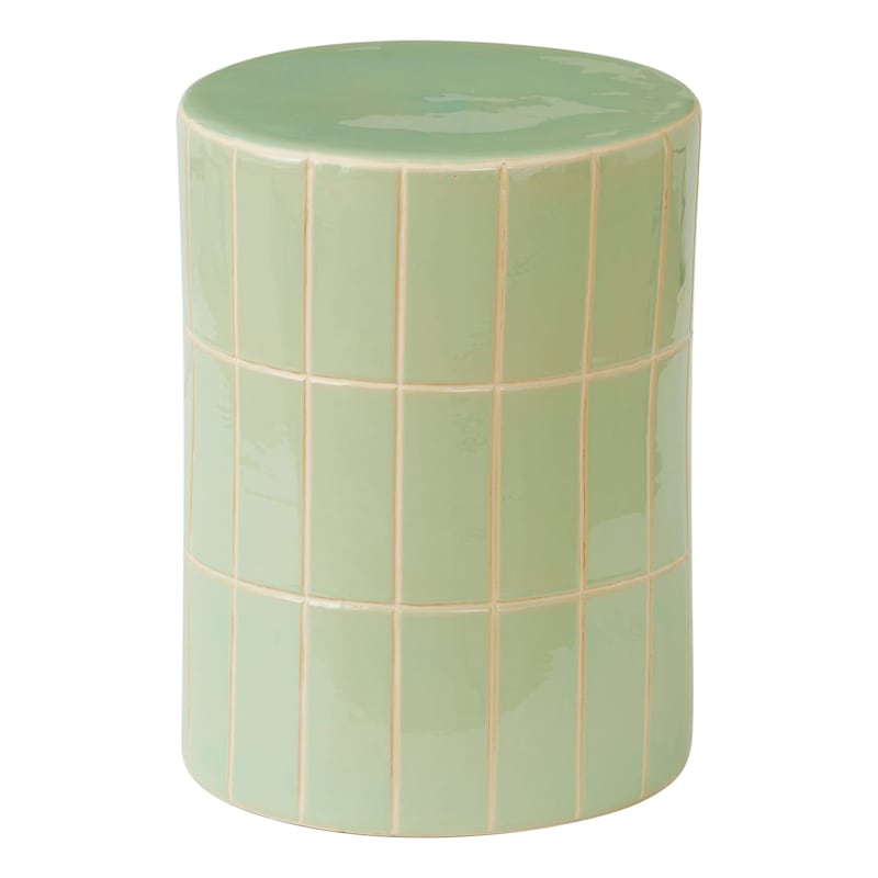 CTC - Boyd Ceramic Tile Stool - Mint