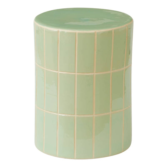 CTC - Boyd Ceramic Tile Stool - Mint