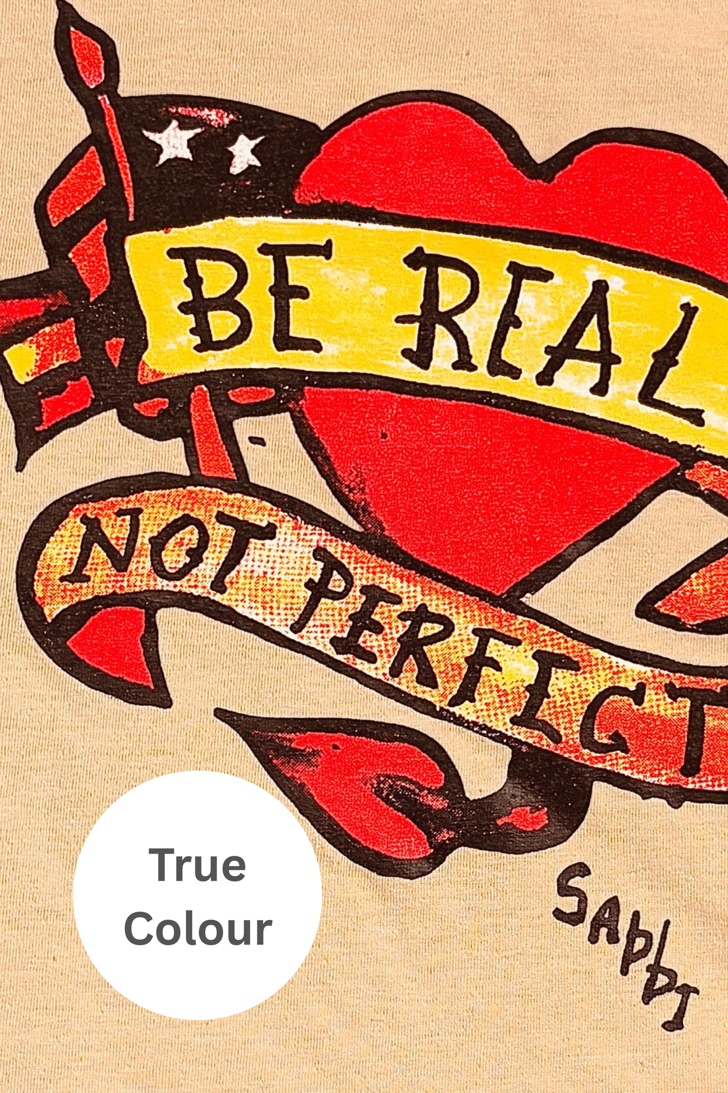 Sabbi - The Bad To The Bone Off The Shoulder Tee - Sand