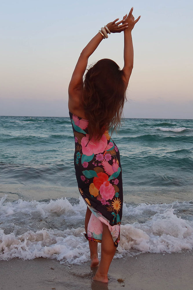 Spell - Beach Bar Strapless Dress - After Dark