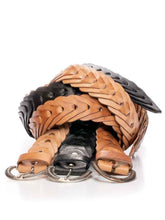 Load image into Gallery viewer, Cobra Chain Leather Belts
