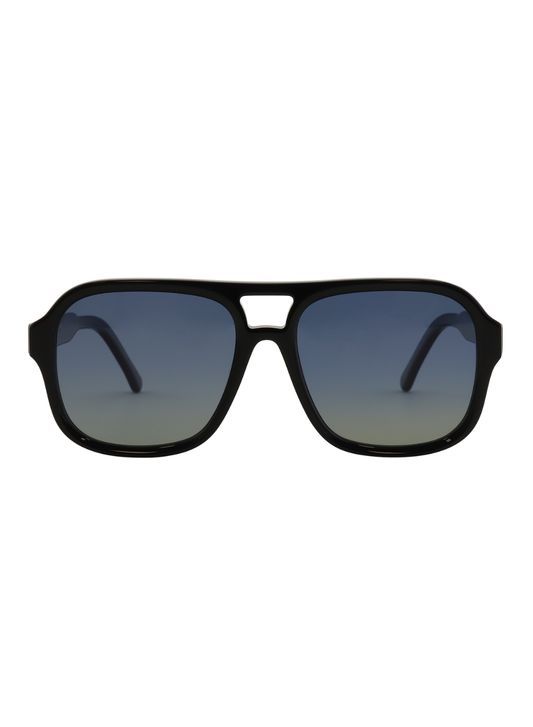 Bask - Blake - Black / Blue Grey Gradient Polarised