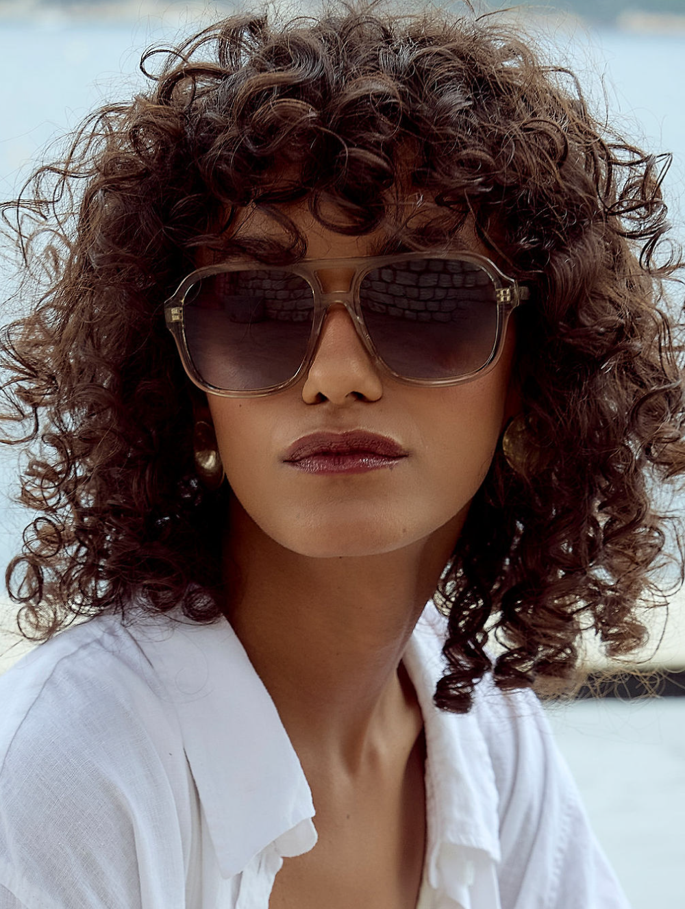 Bask - Blake - Crystal Stone / Brown Gradient Polarised