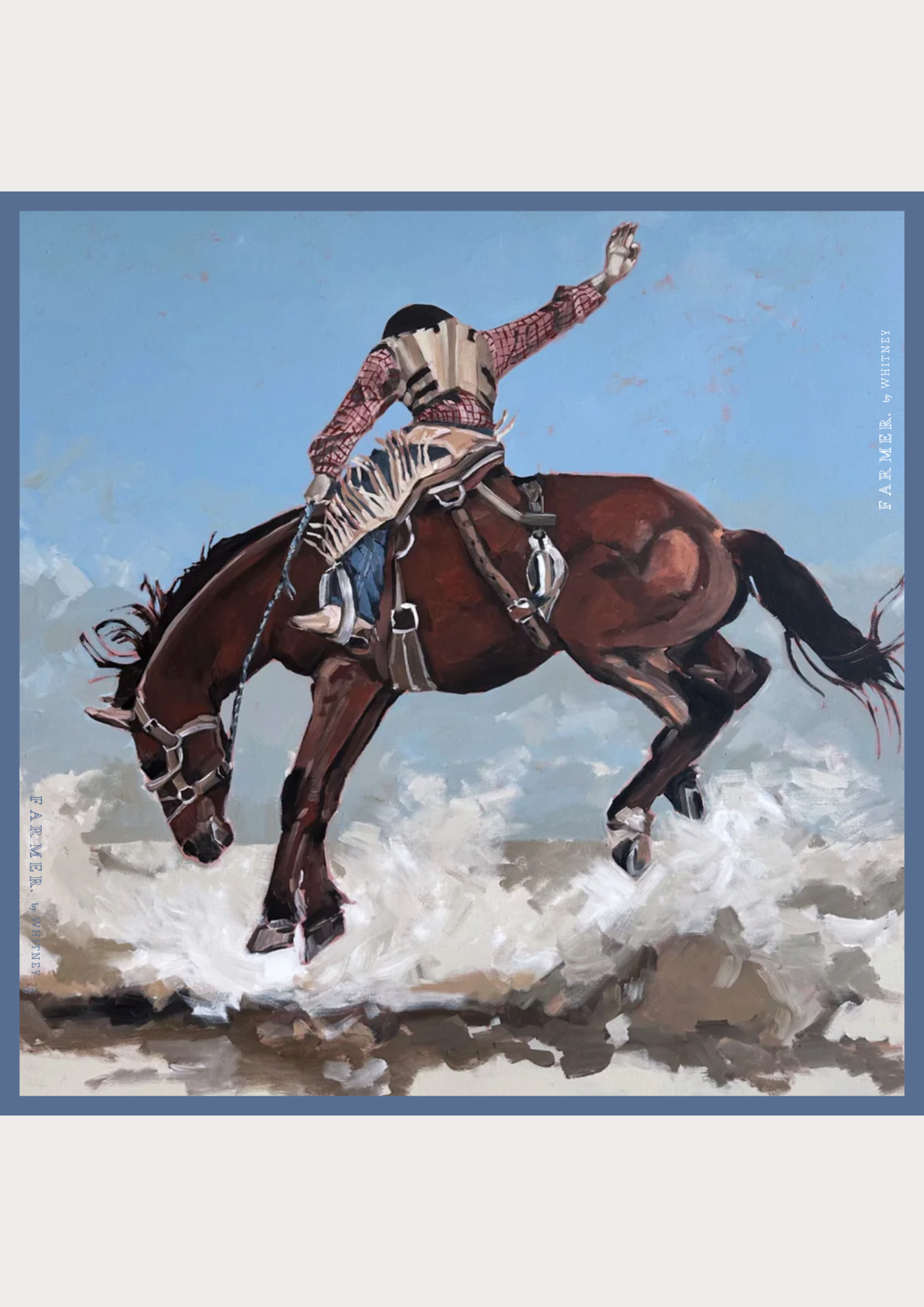 FARMER By Whitney - The Bronc Boy - Silk Bandana