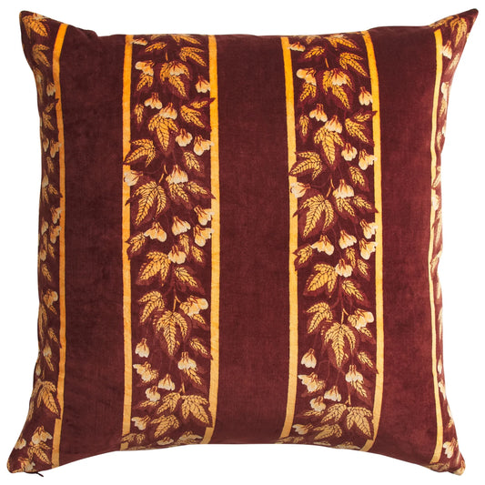Sage X Clare - Agata Velvet Cushion - Rosewood