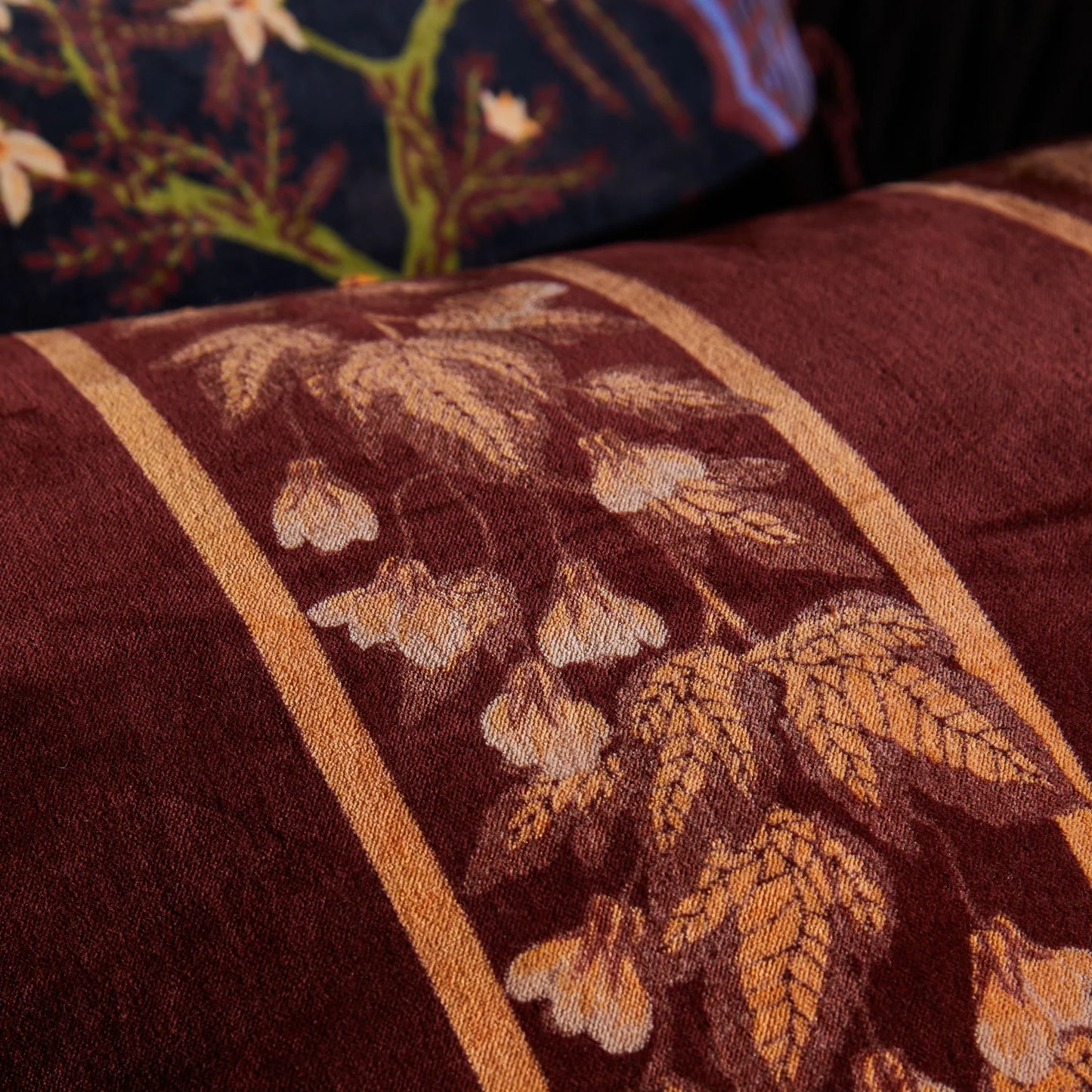 Sage X Clare - Agata Velvet Cushion - Rosewood