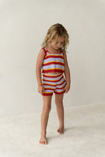 Load image into Gallery viewer, Illoura The Label - Crochet Top - Sunset Stripe
