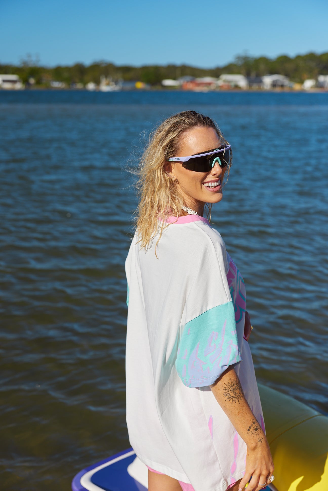 Only Lovers Left - Wave Racer Tee - Salt