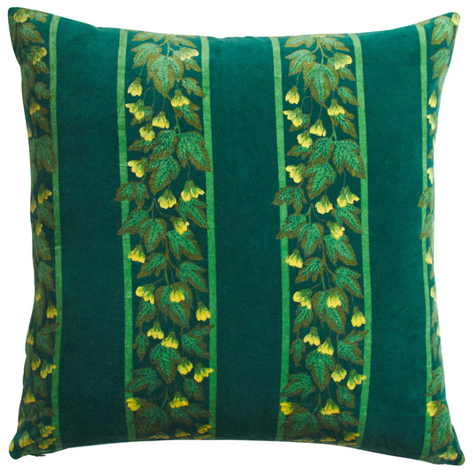 Sage X Clare - Agata Velvet Cushion - Verdant