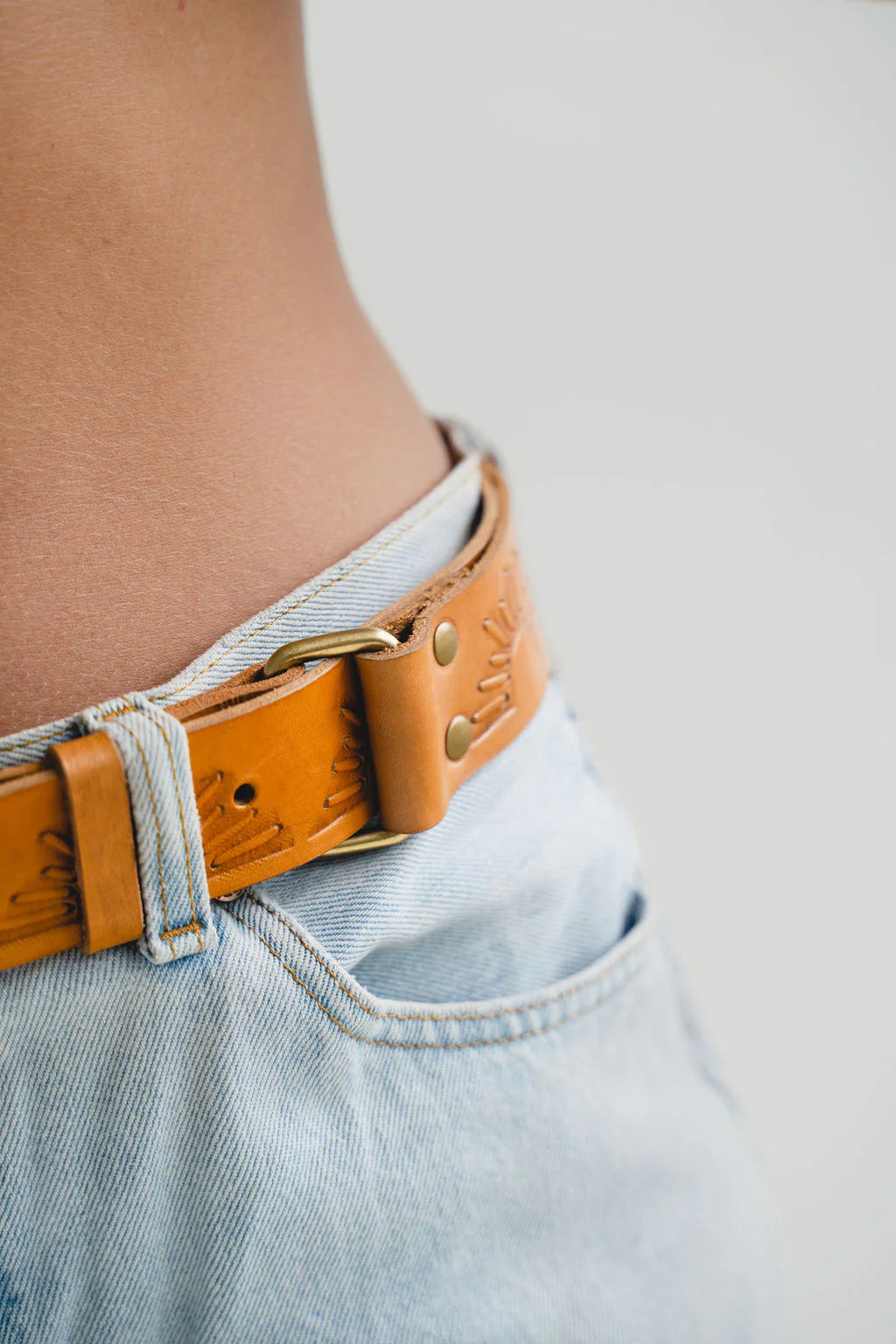 Hobo and Hatch - Rising Sun Belt - Vintage Tan