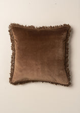 Load image into Gallery viewer, Saarde Velvet Fringed Cushion Range - Square + Lumbar + Round
