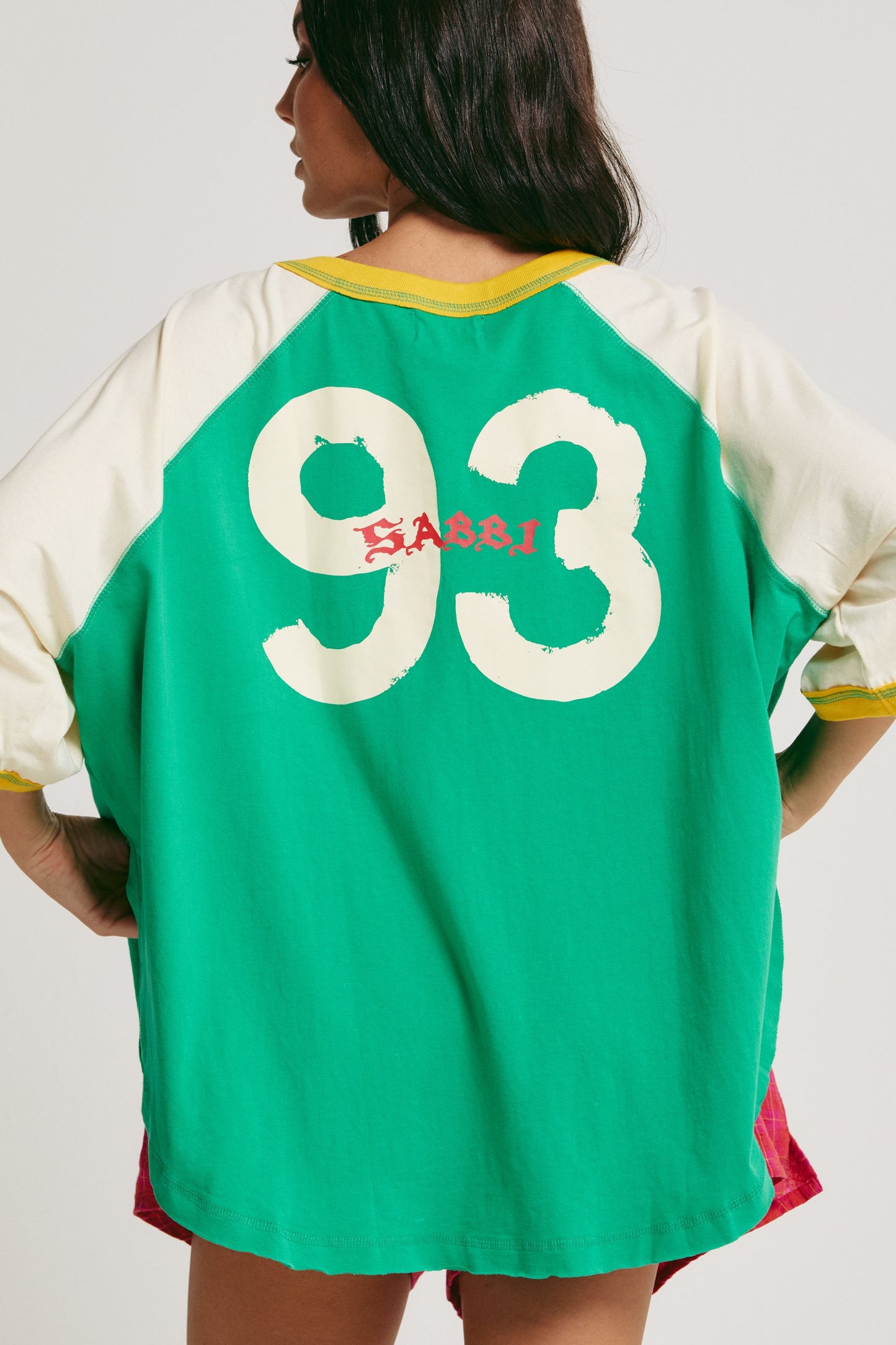 Sabbi - The Dance Raglan Tee - Green