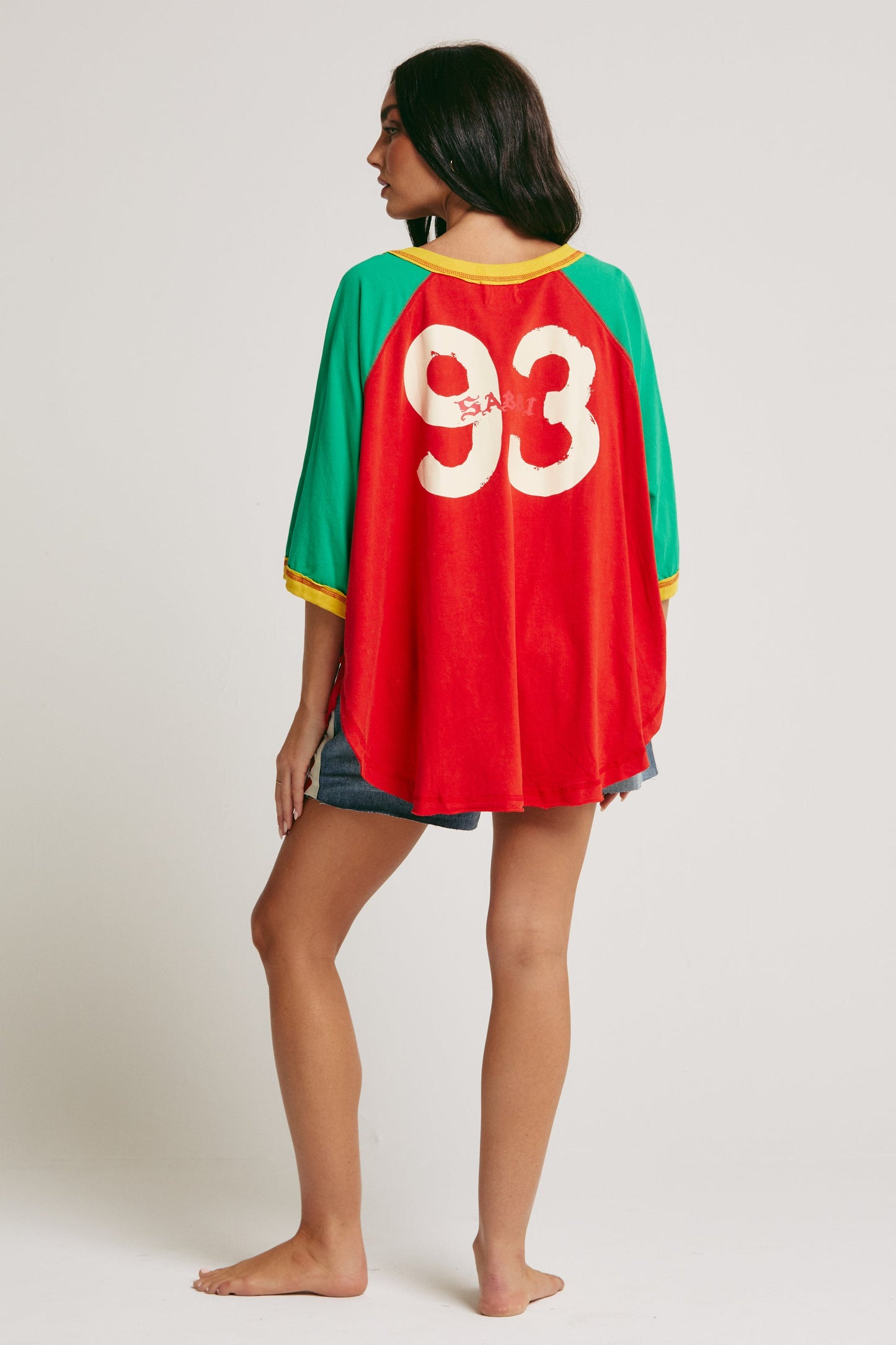 Sabbi - The Dance Raglan Tee - Red