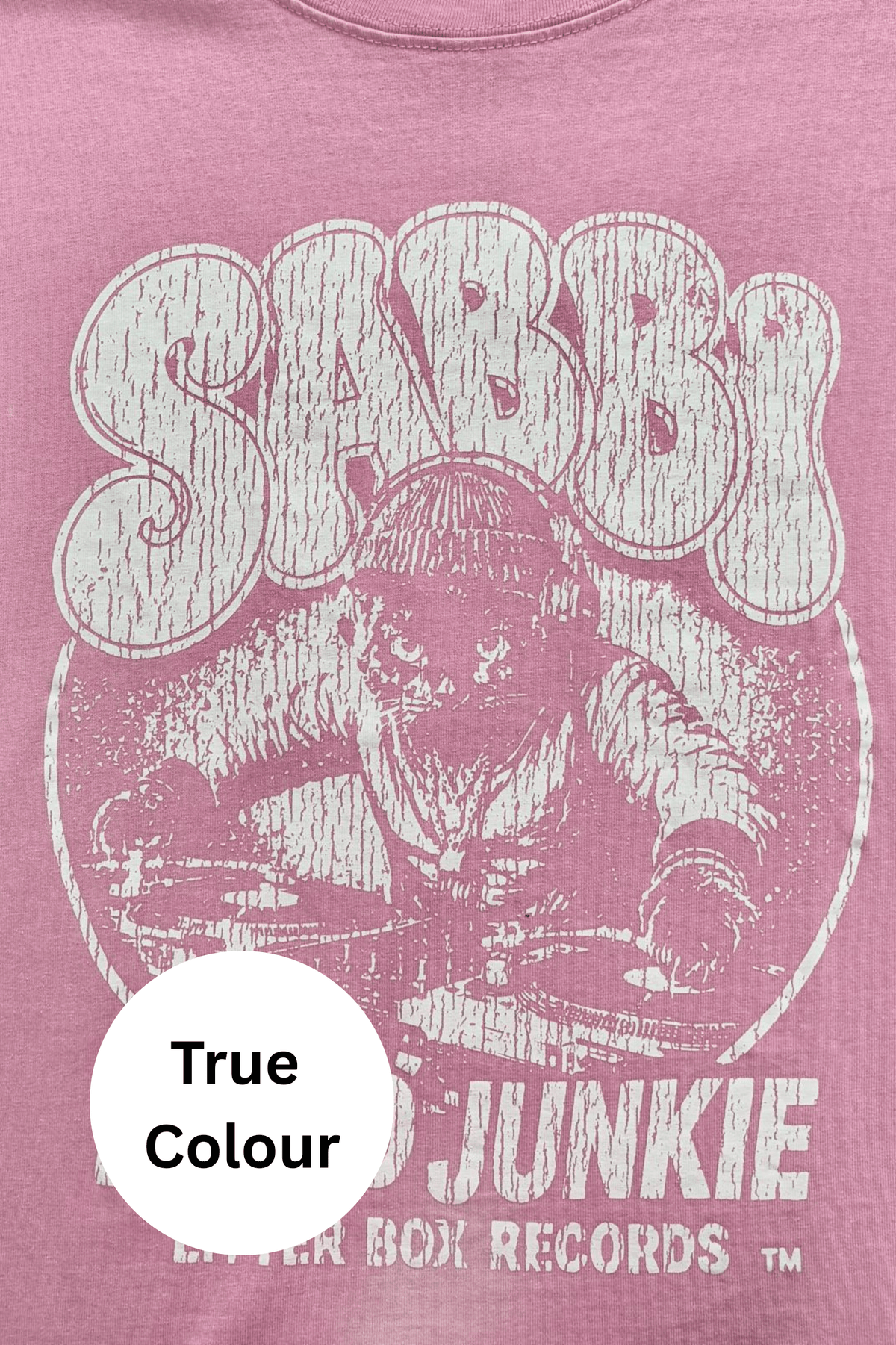 Sabbi - DJ Cat Tee - Pink