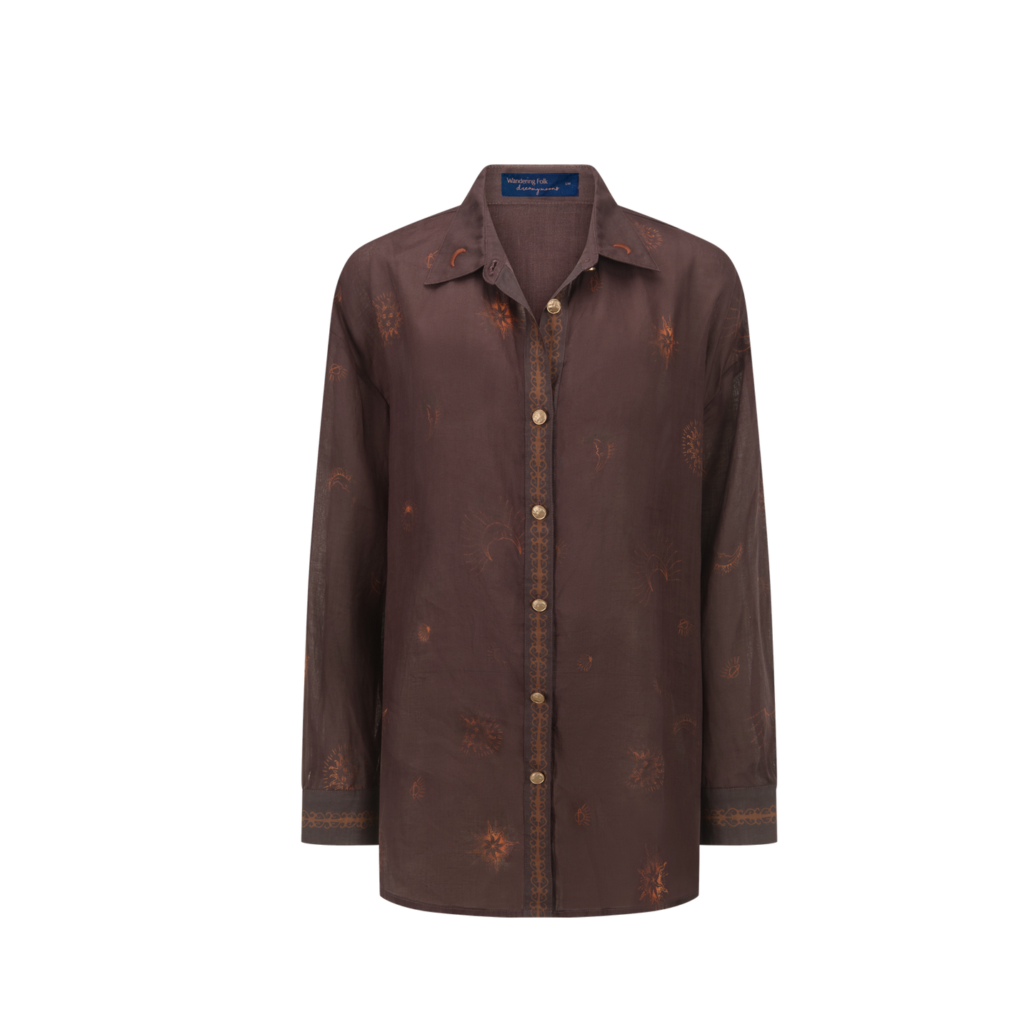Wandering Folk - Dreamy Moons - Long Sleeve Shirt