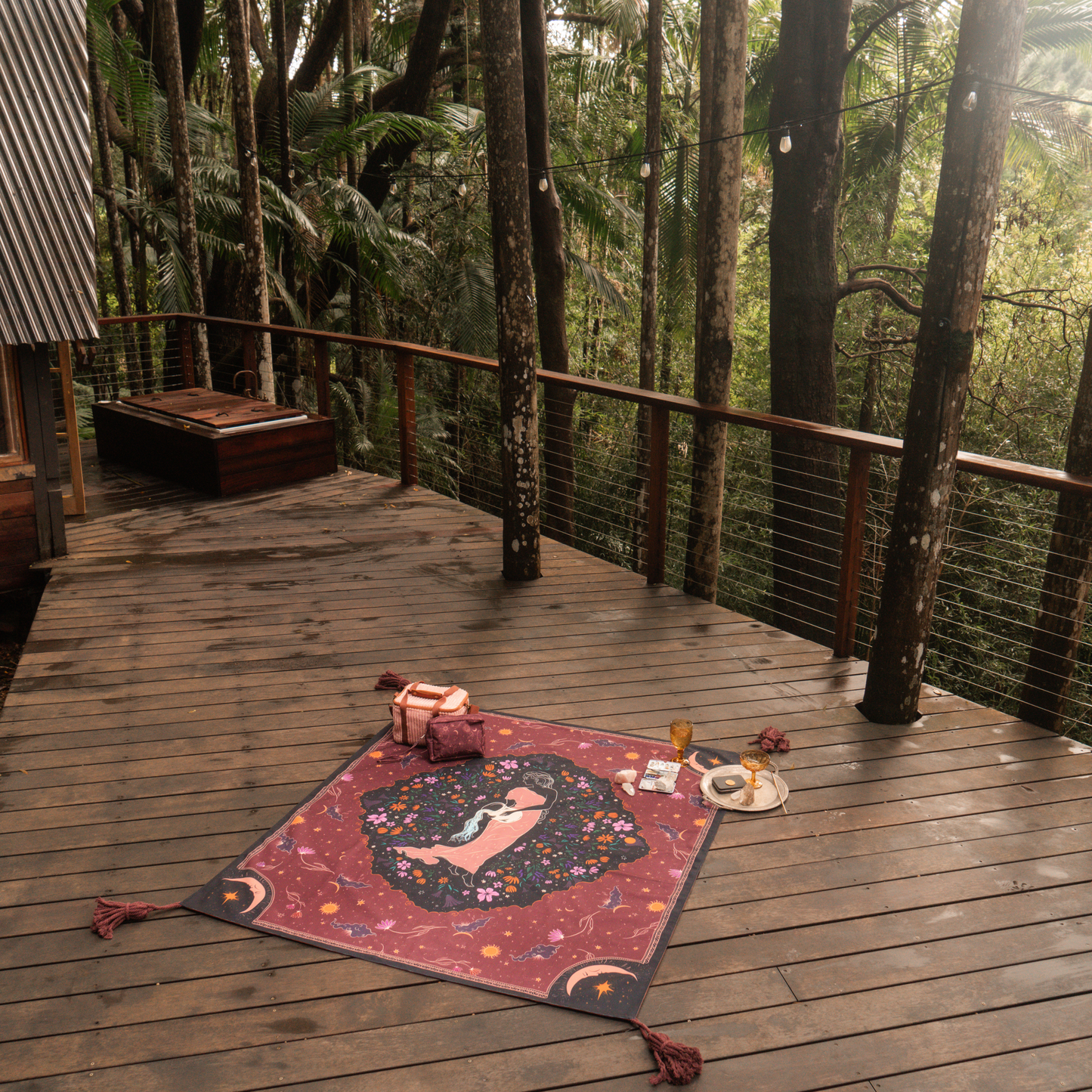 Wandering Folk - Dreamy Moons - Picnic Rug