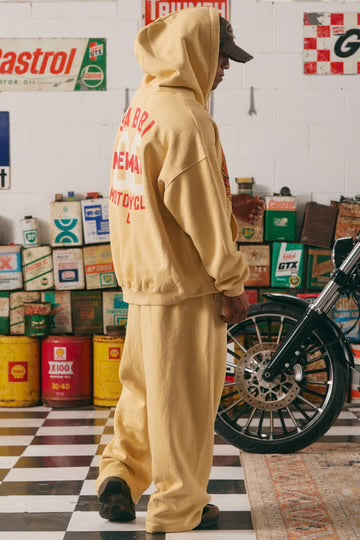 Sabbi - The Brenda Energy Wide Leg Sweat Pants - Butter