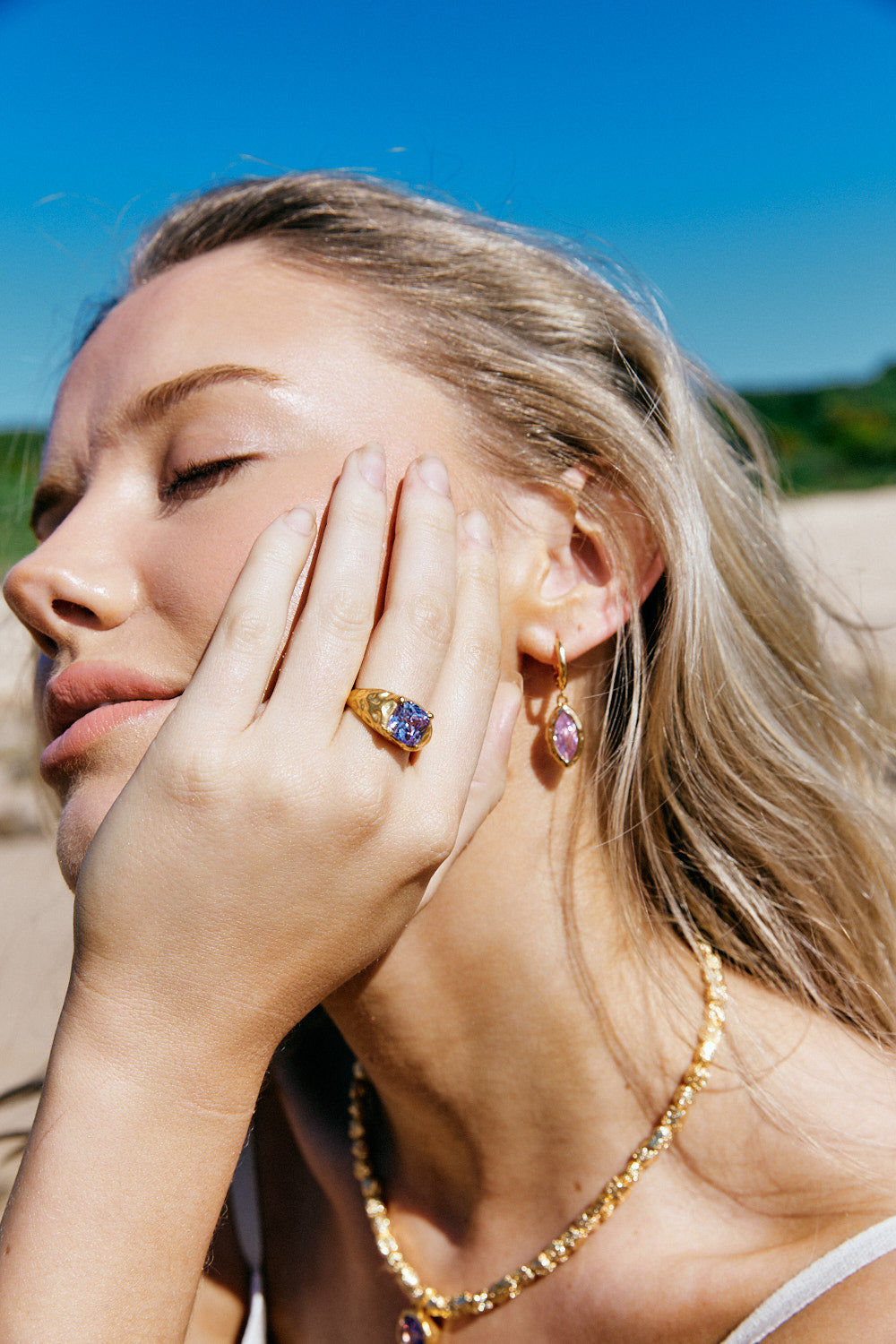 Indigo & Wolfe - Lila Ring