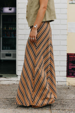 Load image into Gallery viewer, Ottway The Label - Clay Striped Maxi Skirt
