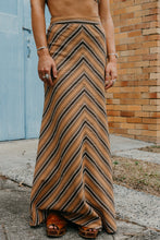 Load image into Gallery viewer, Ottway The Label - Clay Striped Maxi Skirt
