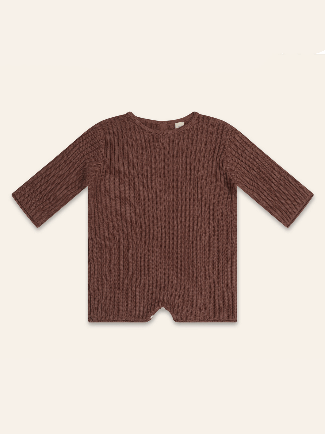 Illoura The Label - Essential Knit Romper - Cocoa