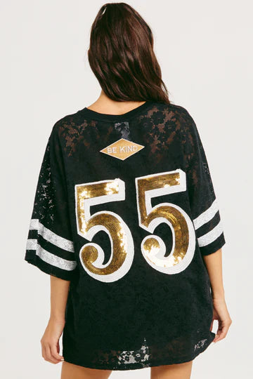 Sabbi - The Big Energy Lace Tee - Black