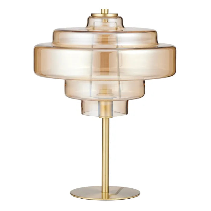 CTC - Franklin Amber Glass Lamp