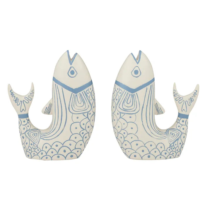 CTC - Fish Tale Resin Bookends