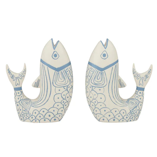 CTC - Fish Tale Resin Bookends