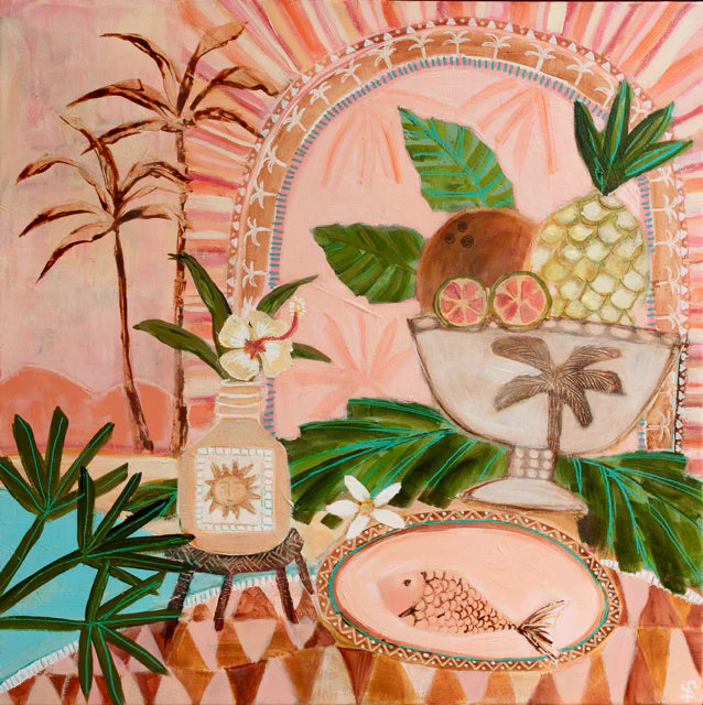 Sue Fantini Art - Jungle Juice - Framed Print