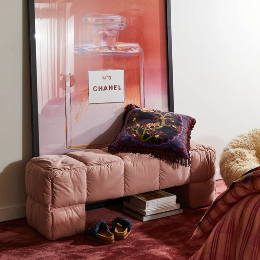 Sage X Clare - Andrea Velvet Cushion - Ink