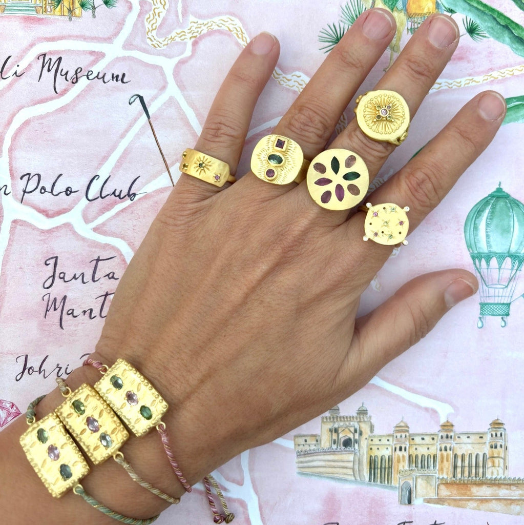 Rubyteva Design - Multi Tourmaline Souk Ring