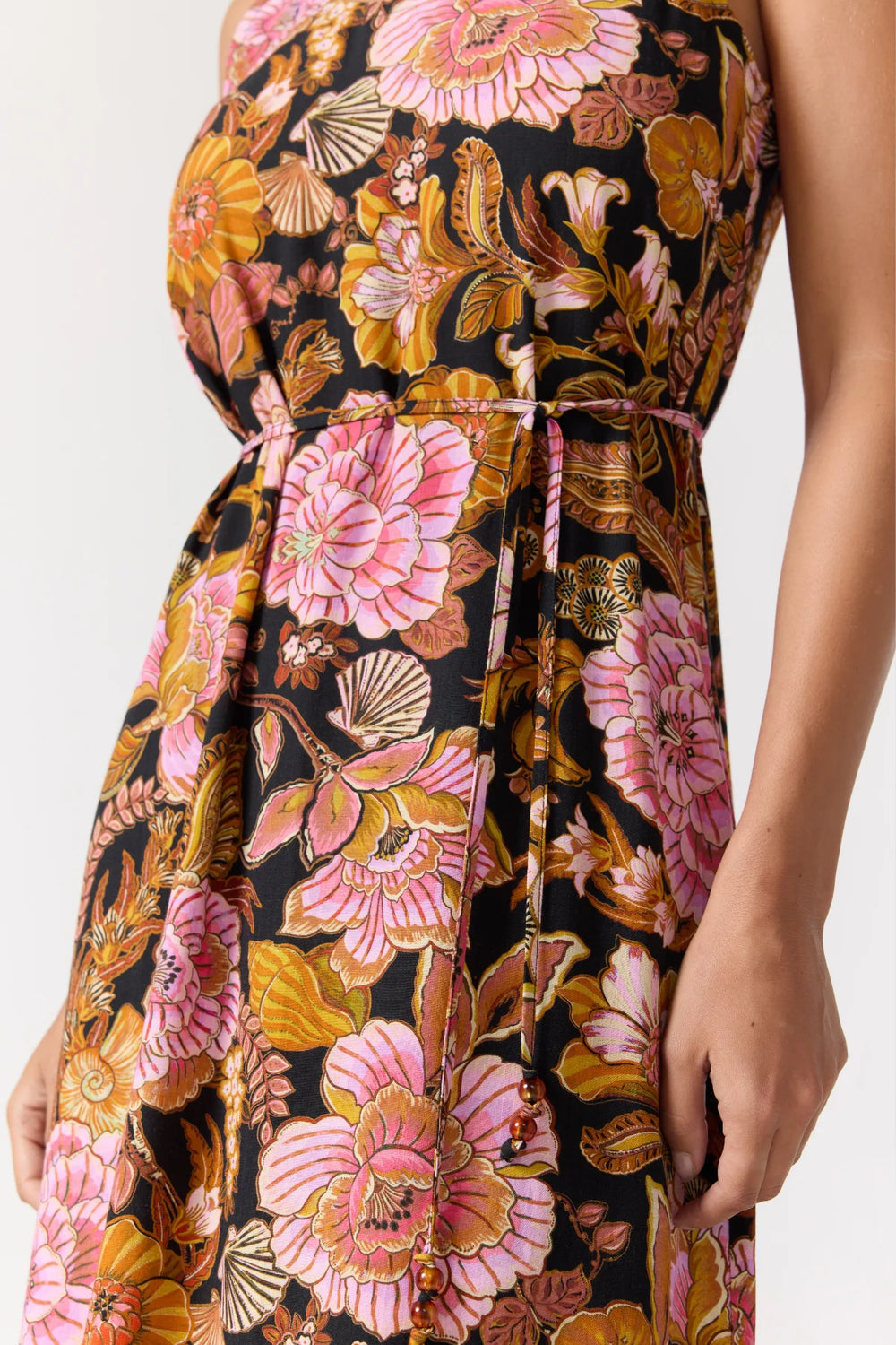 Nine Lives Bazaar - Faith Midi Maxi Dress - Wild Bloom